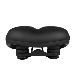 Велоседло Klonk 11512, 256х195 мм, Elastomer, Comfort Series, черный