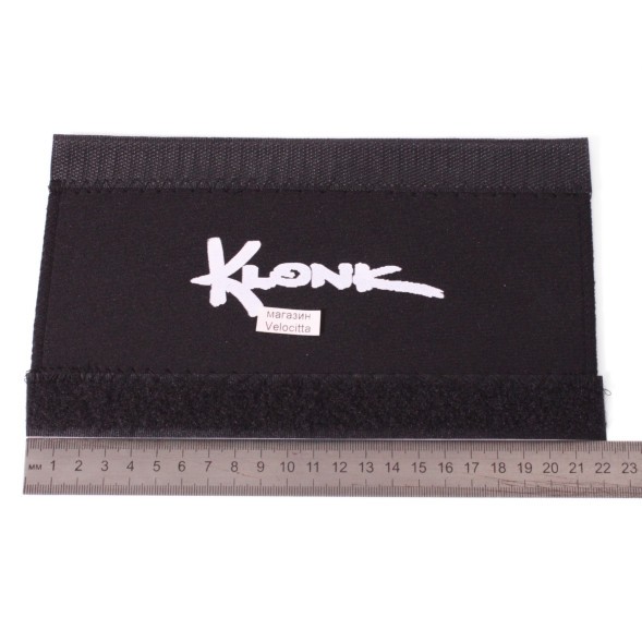 Защита велосипедного пера Klonk 19001, неопрен, 220х120 мм, чёрный