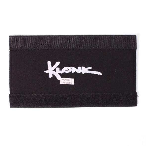 Защита велосипедного пера Klonk 19001, неопрен, 220х120 мм, чёрный