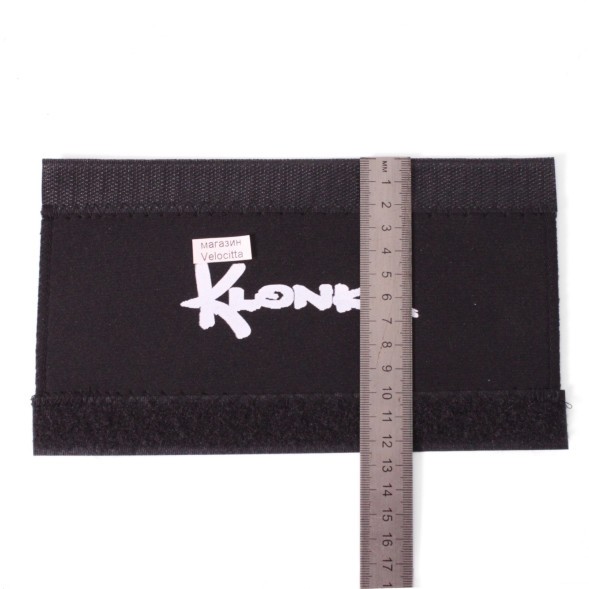 Защита велосипедного пера Klonk 19001, неопрен, 220х120 мм, чёрный