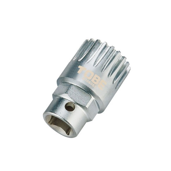 Съемник каретки-картриджа Tobe 2011, под ключ 19 мм или вороток 1/2&amp;quot;, B106065, хром