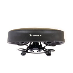 Велоседло Hongfei HF-AZ-015-0-BK, 240x205 мм, Comfort, пружинное, Black