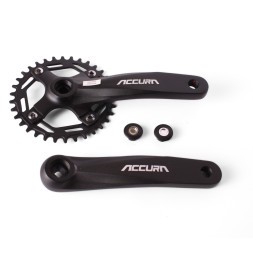 Система велосипедная Accura FSA16-FTS100-1, стальная звезда NW (BCD104), 34T, 170 мм, под квадрат, без защиты