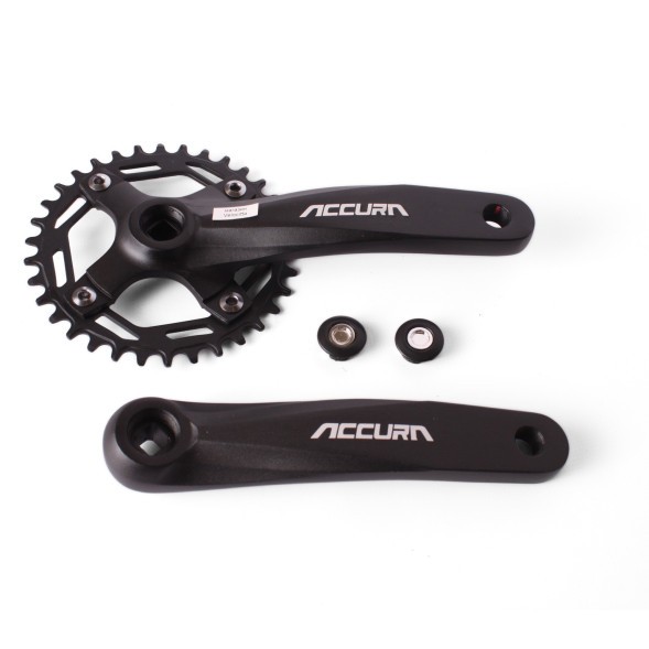 Система велосипедная Accura FSA16-FTS100-1, стальная звезда NW (BCD104), 34T, 170 мм, под квадрат, без защиты