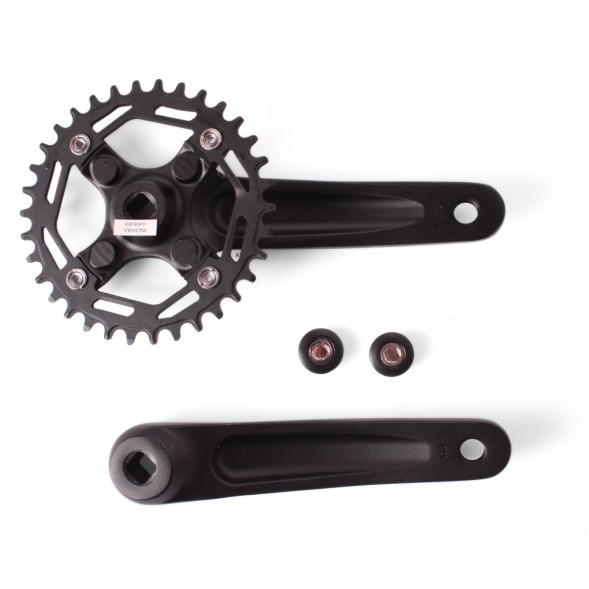 Система велосипедная Accura FSA16-FTS100-1, стальная звезда NW (BCD104), 34T, 170 мм, под квадрат, без защиты