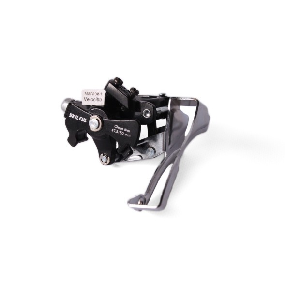 Суппорт-переключатель передний Skilful FD-M43, хомут 31.8-34.9 мм, 42T, универсальная тяга