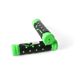 Грипсы велосипедные Joykie &amp;quot;Точка&amp;quot;, 120 мм, резиновые, зеленый