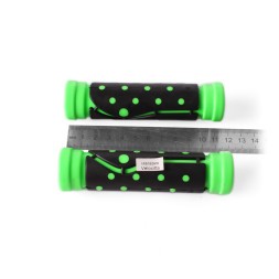 Грипсы велосипедные Joykie &amp;quot;Точка&amp;quot;, 120 мм, резиновые, зеленый