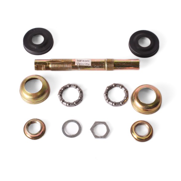 Каретка велосипедная Kenli KL-910E &amp;quot;Томсона&amp;quot; (Минская), с подшипниками, ось из бористой стали 148 мм