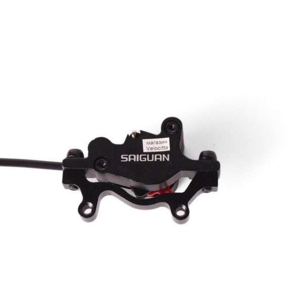 Тормоз задний гидравлический Saiguan UB-001, 1450 мм, PM/PM, комплект, адаптер