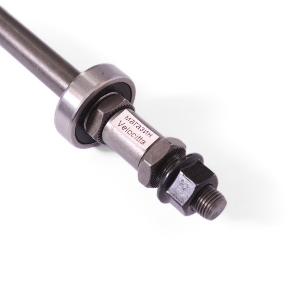 Ось велосипедная Shunfeng SF-AX04R, задняя, 3/8&amp;quot;x175 мм, на промподшипниках, под гайки, в сборе