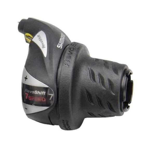 Шифтер велосипедный Shimano Tourney SL-RS36, правый, грипшифт, 7 speed, 22.2 мм, (Revoshift), б/уп.