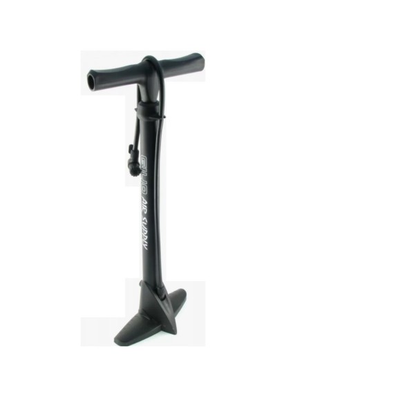 Велонасос Giyo GF-43 ручной-напольный, под ниппель AV/FV, max 160 psi/11 bar, 24см, пластик, Black