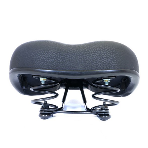 Седло велосипедное Hongfei HF-AZ-4520-0-BK, 245x200 мм, комфортное, на пружинах, б/уп.