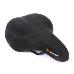 Седло велосипедное Hongfei HF-AZ-4520-0-BK, 245x200 мм, комфортное, на пружинах, б/уп.