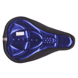 Седельная покрышка для велосипеда, гелевая, 175x285 мм, синий