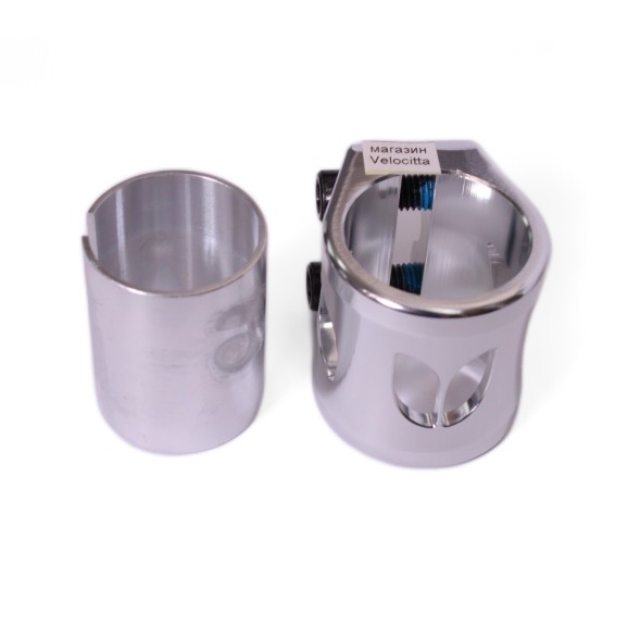 Зажим (хомут рулевой) Blazer Pro Altus OS, 32 мм, серый