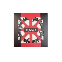 Передняя звезда ведущая VXM ALU-7005, 38T, Narrow Wide 104BCD, 7/8/9/10/11 скор., алюминий, инд. упаковка