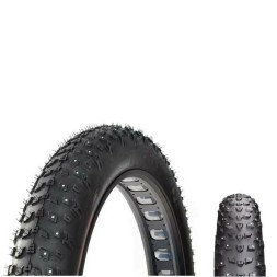 Покрышка Chaoyang 26"х4.00 (100-559) H-5202, FAT, Антипрокол Shark Skin, шипованная (152 шипа), 60TPI, средняя, Black