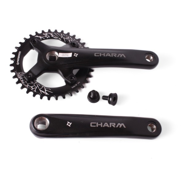 Система шатунов велосипедная Prowheel CHARM PD04S, Narrow Wide (BCD104), 36T, 170 мм, с болтами, алюминиевый, без защиты