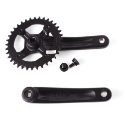 Система шатунов велосипедная Prowheel CHARM PD04S, Narrow Wide (BCD104), 36T, 170 мм, с болтами, алюминиевый, без защиты