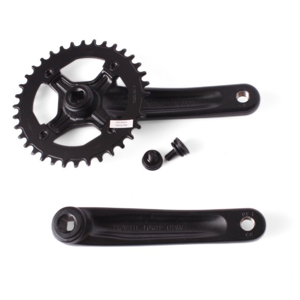 Система шатунов велосипедная Prowheel CHARM PD04S, Narrow Wide (BCD104), 36T, 170 мм, с болтами, алюминиевый, без защиты