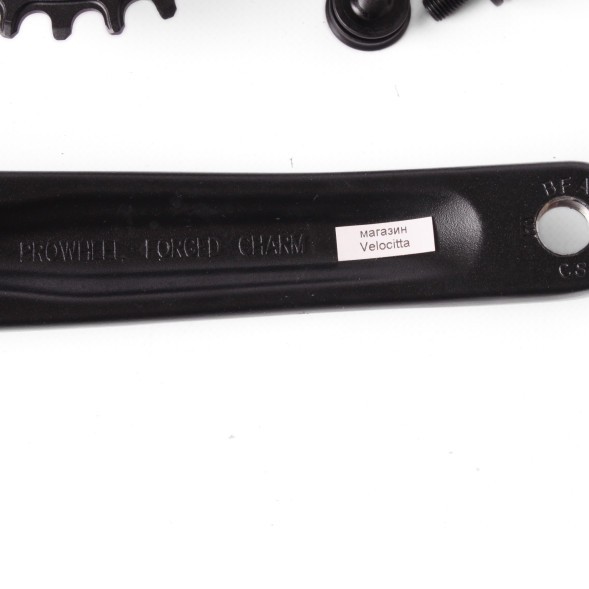 Система шатунов велосипедная Prowheel CHARM PD04S, Narrow Wide (BCD104), 36T, 170 мм, с болтами, алюминиевый, без защиты