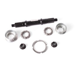 Каретка под квадрат Kenli педального узла, c подшипниками, гайки, инд. упаковка