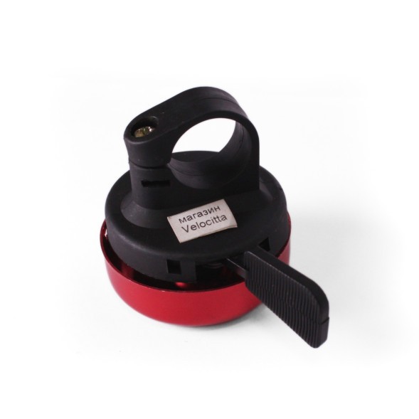 Звонок велосипедный Joy Kie 54BF-06 &amp;quot;I Love my Bike&amp;quot;, стандартный, пластик/алюминий, красный