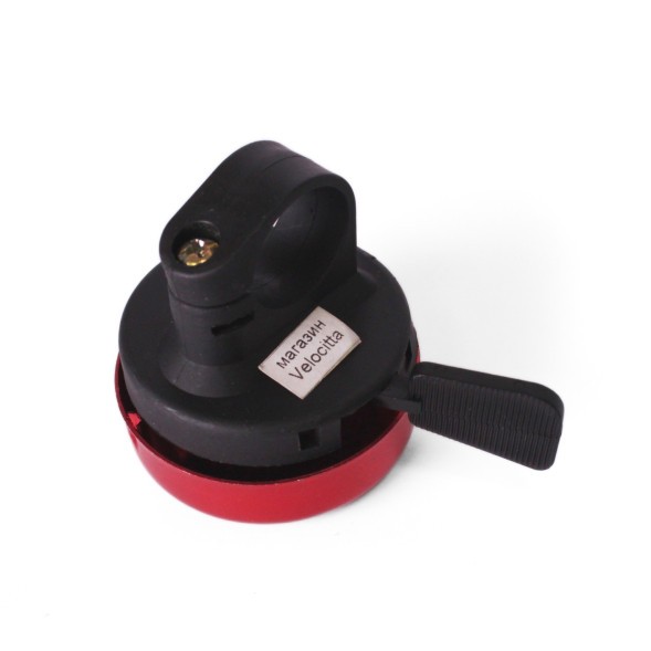 Звонок велосипедный Joy Kie 54BF-06 &amp;quot;I Love my Bike&amp;quot;, стандартный, пластик/алюминий, красный