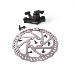 Набор тормозной Rush (Radius) 160 мм, дисковый, прямоугольная колодка 140/160 мм, (ротор+суппорт+болты)