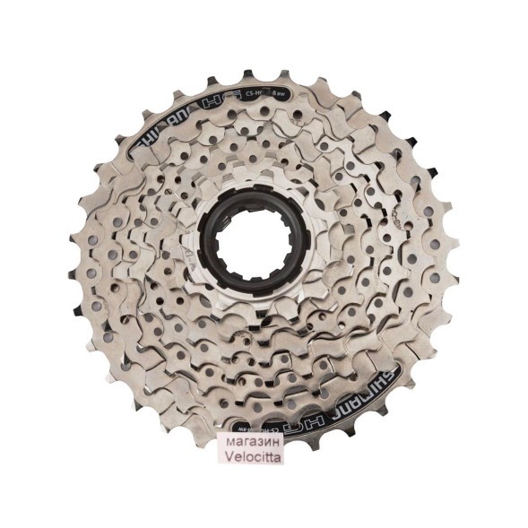 Кассета Shimano Acera CS-HG41, 8 speed, 11-32T, серебристая