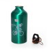 Фляга велосипедная H-W50, 500 мл, алюминий, зеленый