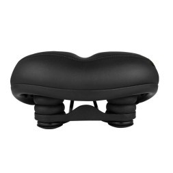 Велоседло Klonk 11513, 262х243 мм, Elastomer, Comfort Series, черный