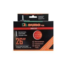 Велокамера Duro 26x4.00/5.00, автониппель, AV-48 мм, бутиловая резина