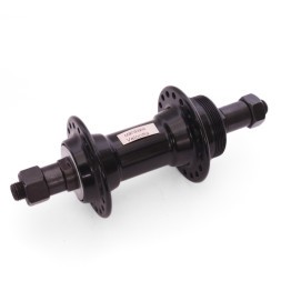 Веловтулка задняя Wang Zheng WZ-A201RQ black, ось 3/8"х135x145 мм, алюминиевая, под V-br, под трещотку, на эксцентрике, 36H, торг. уп.