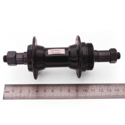 Веловтулка задняя Wang Zheng WZ-A201RQ black, ось 3/8"х135x145 мм, алюминиевая, под V-br, под трещотку, на эксцентрике, 36H, торг. уп.