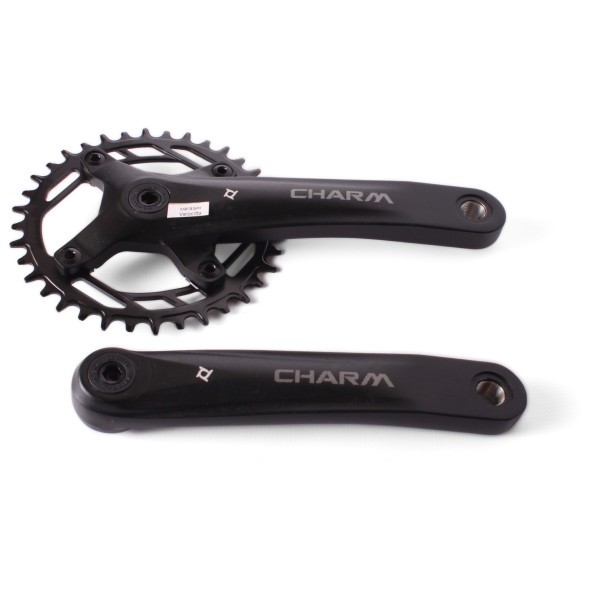 Система шатунов велосипедная Prowheel CHARM PD04S(104), Narrow Wide (BCD104), 36T, 175 мм, под квадрат, с болтами, алюминий, без защиты