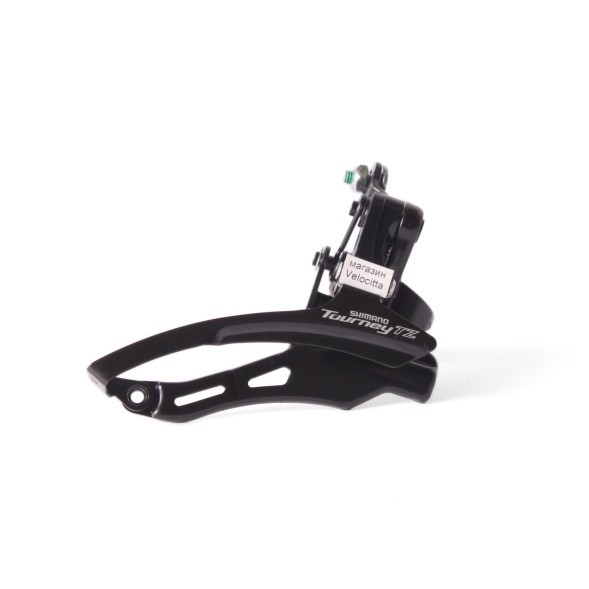Переключатель передний Shimano Tourney FD-TZ500, верхняя тяга, хомут 31.8 мм, 42T