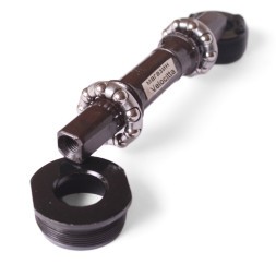 Каретка под квадрат Neco NFC03S, 125 мм, для педального узла, в сборе