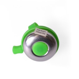 Звонок велосипедный Joy Kie 33AD-03 "Панцирь", основание из пластика, зеленый