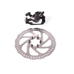 Тормозной набор Rush (Radius) 160 мм, дисковый, прямоугольная колодка 160/180 мм, ротор/суппорт/болты