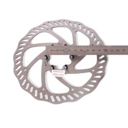 Тормозной набор Rush (Radius) 160 мм, дисковый, прямоугольная колодка 160/180 мм, ротор/суппорт/болты