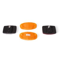 Комплект габаритных отражателей HL-R (катафоты), передний, задний, красный/белый