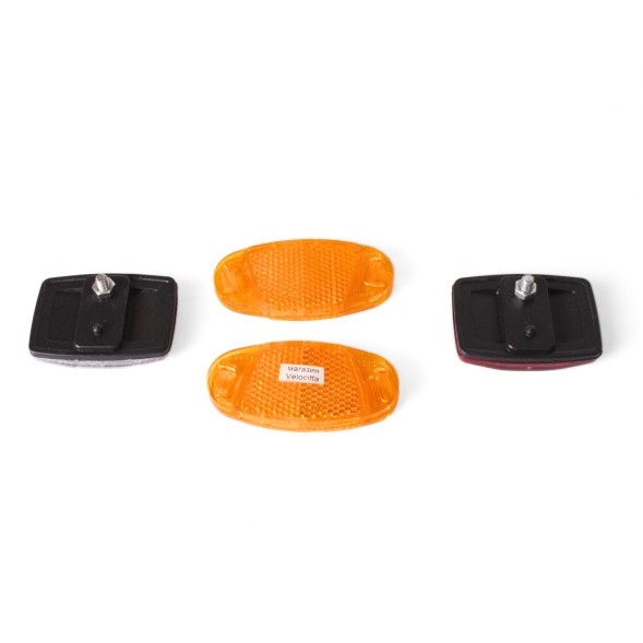 Комплект габаритных отражателей HL-R (катафоты), передний, задний, красный/белый