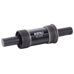 Каретка велосипедная Kenli KL-07A, 142 мм, с пром.подшипниками, стальные чашки, под клин