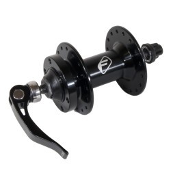 Втулка передняя Formula DC-20, MTB, ось 100x108 мм, алюминиевая, под Disk 6 болтов, с эксцентриком, 32 отверстия, торг. упак.