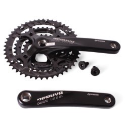 Система велосипедная Prowheel ZEPHYR-701, шатун 175 мм, 48/36/26T, под квадрат, с болтами, алюминий, без защиты