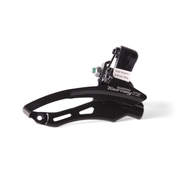 Переключатель передний Shimano Tourney FD-TZ500, хомут 28.6 мм, нижняя тяга, 42T