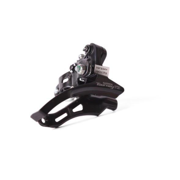 Переключатель передний Shimano Tourney FD-TZ500, хомут 28.6 мм, нижняя тяга, 42T